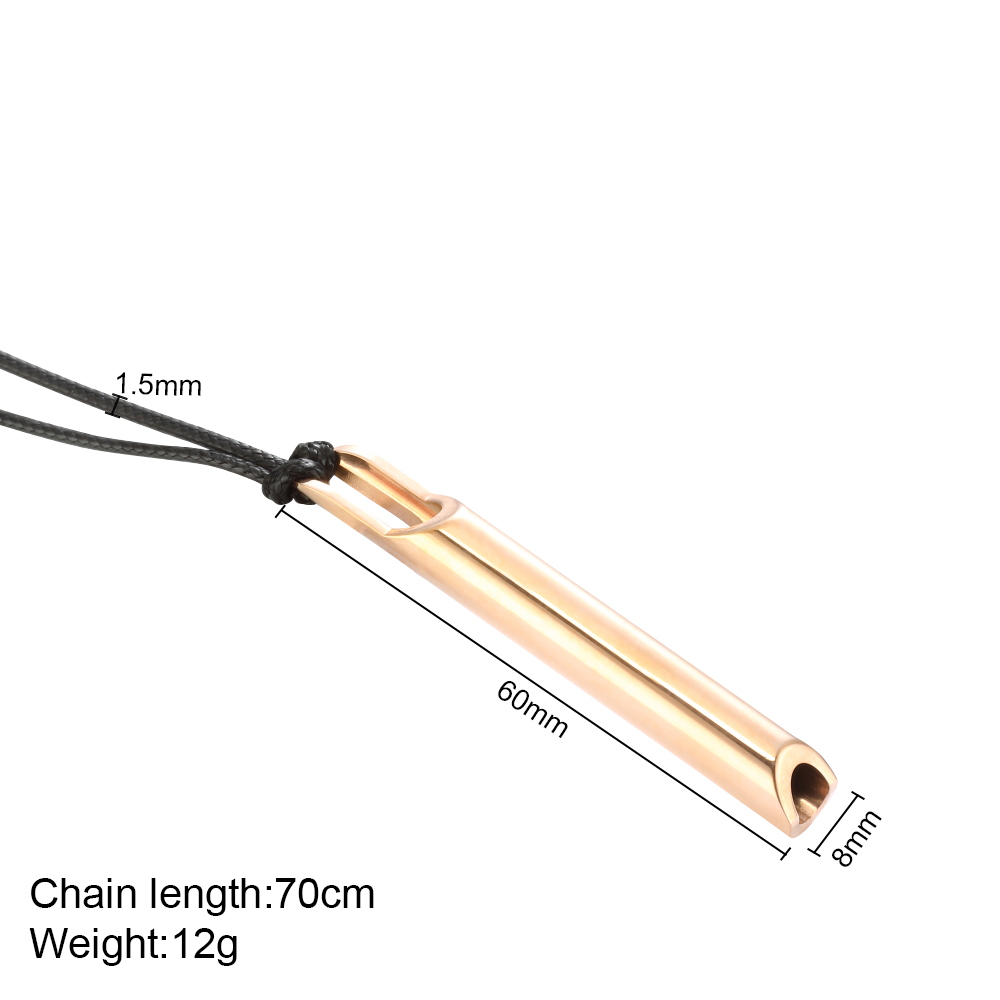 Collier sifflet de méditation yoga