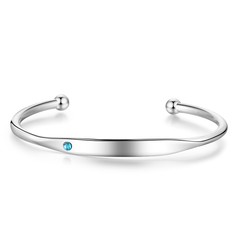 Bracelet prénom 1 Pierre de Naissance