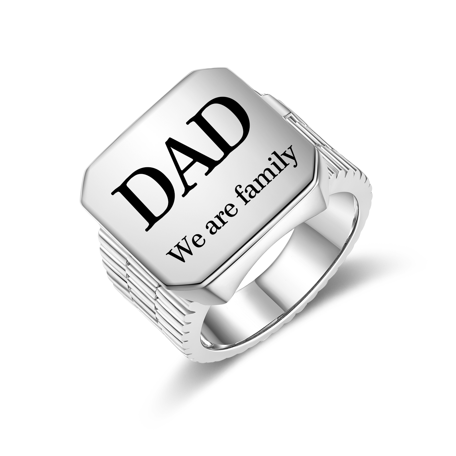 Chevalière Personnalisée pour Homme, Photo à l'intérieur