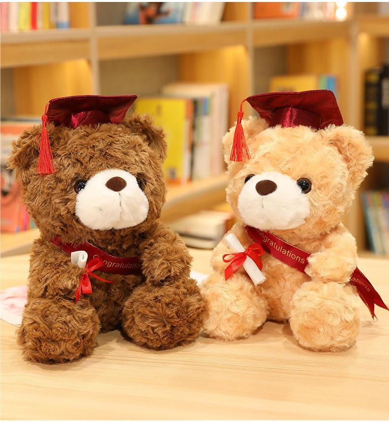 Ours en Peluche pour fêter Un Diplômé Cadeau de Graduation