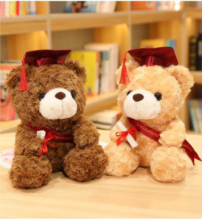 Ours en Peluche pour fêter Un Diplômé Cadeau de Graduation