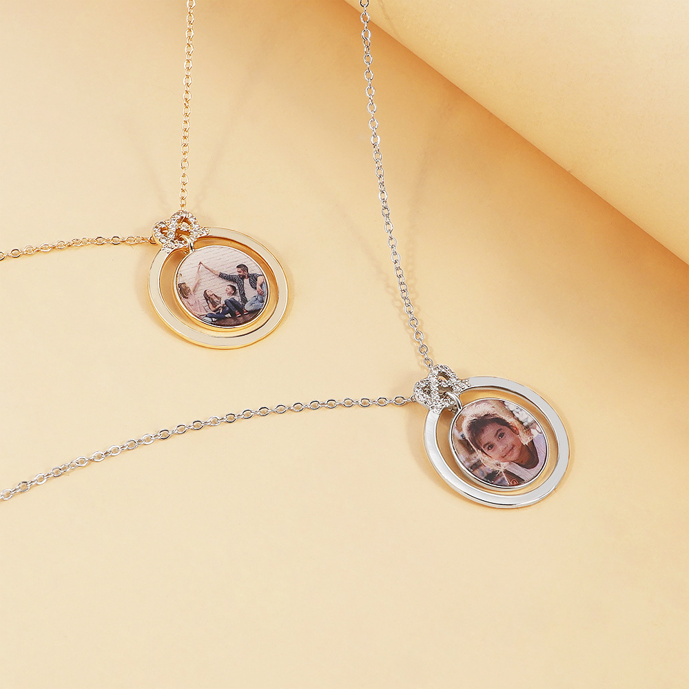 Collier Photo Personnalisée Pendentif