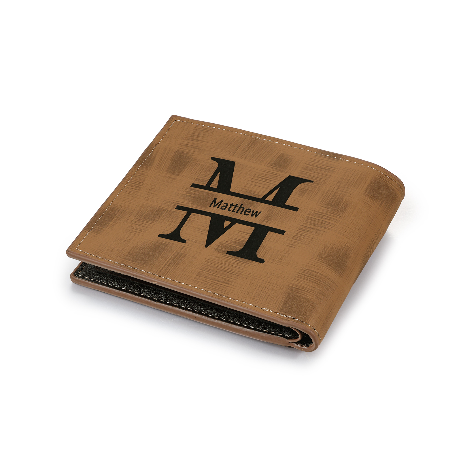 Portefeuille Classique 1 Prénom et Lettre Personnalisés avec Photo Porte-Monnaie Carte