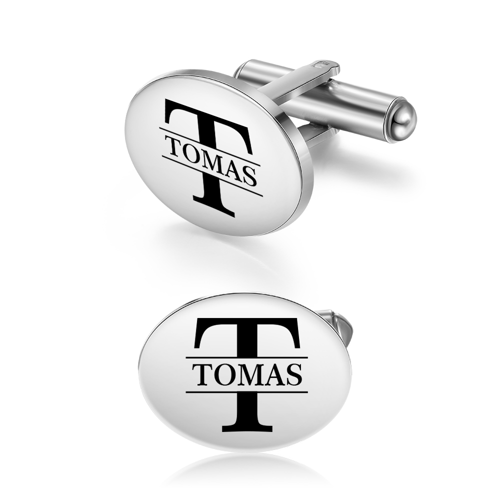 Boutons de Manchette Prénom Personnalisé