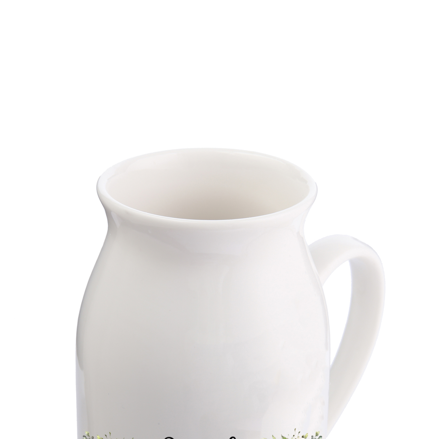 Vase personnalisé en céramique avec 1 à 6 prénoms et fleurs – Cadeau famille pour maman | Jessemade