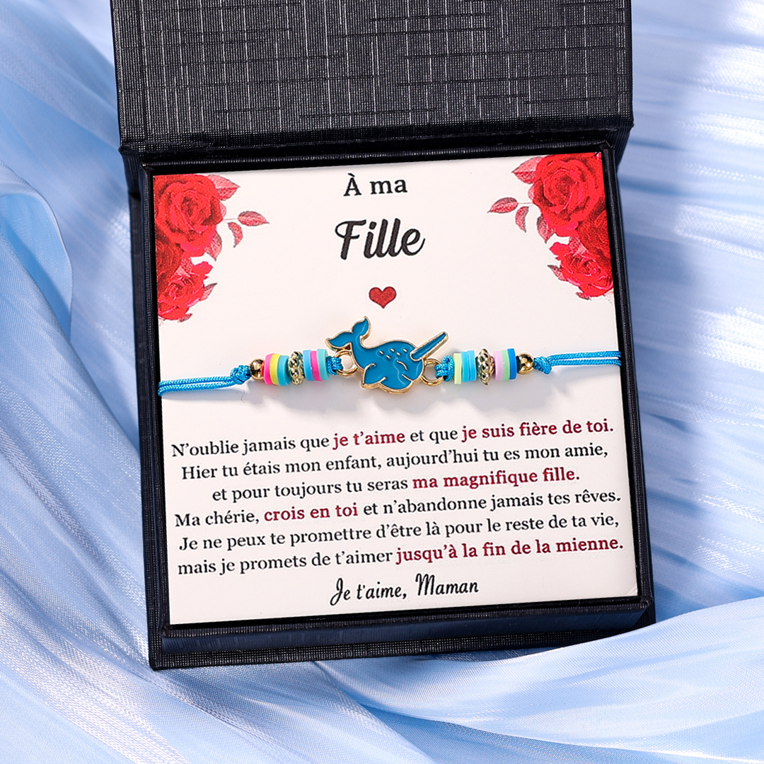 À Ma Fille Bracelet Narval Bracelet Pour Enfant Cadeau pour enfant｜Jessemade