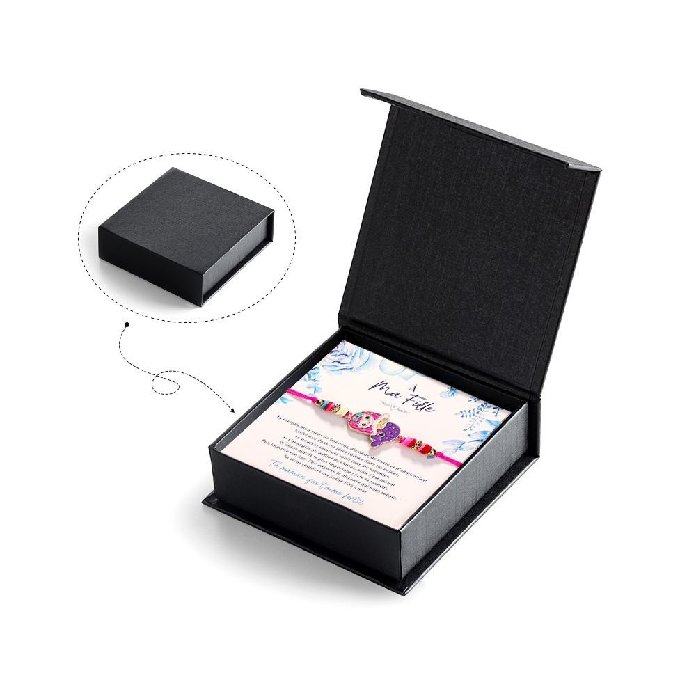 À Ma Fille Bracelet Charm Sirène Bracelet Pour Enfant Cadeau pour enfant｜Jessemade