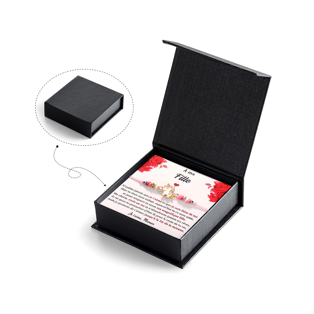 À Ma Fille Bracelet Licorne Bracelet Pour Enfant Cadeau pour enfant｜Jessemade