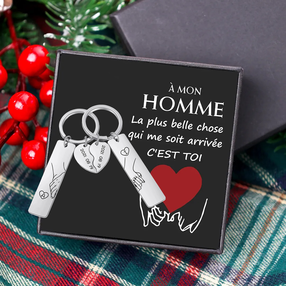 Porte-clés Personnalisé avec Gravure : Cadeau Unique pour Chaque Occasion | Jessemade