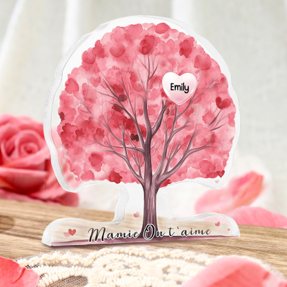 Arbre de Vie Personnalisé avec Prénom – Cadeau Émotionnel pour Mamie | Jessemade