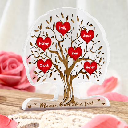 Arbre de Vie Personnalisé avec Prénoms – Cadeau Unique pour Mamie et Maman | Jessemade