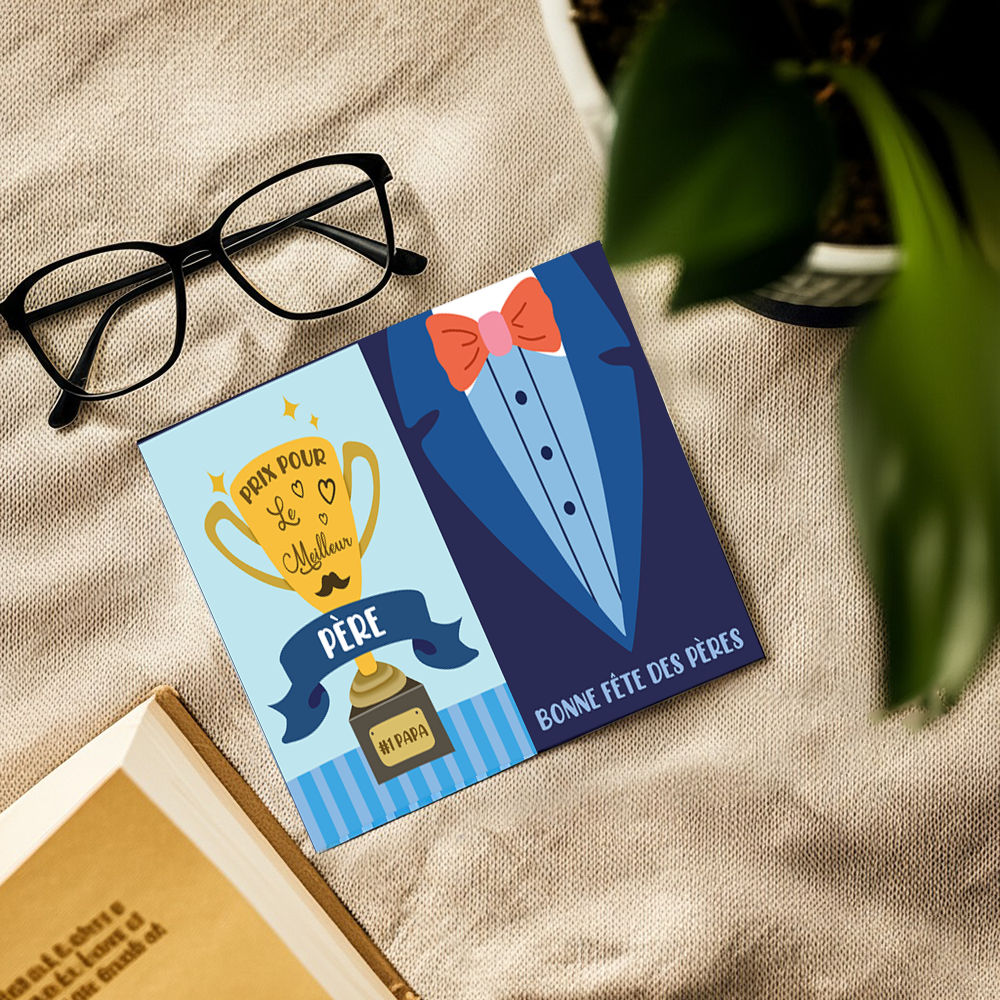 À mon Papi-Carte de Cadeau avec Message | Jessemade