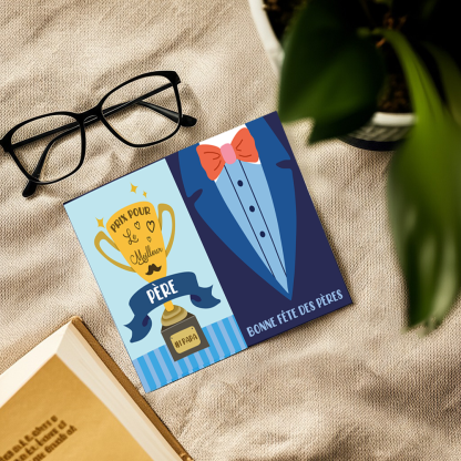 À mon Papi-Carte de Cadeau avec Message | Jessemade