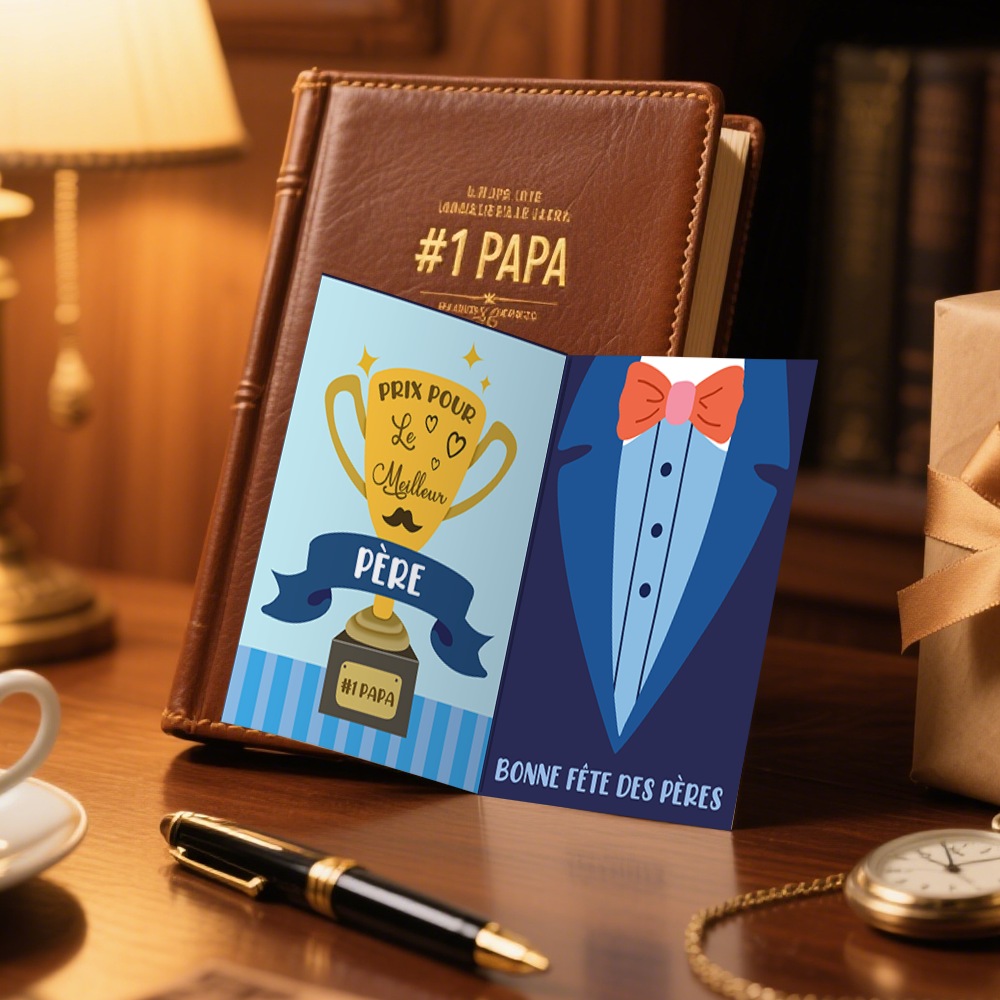 À mon Papi-Carte de Cadeau avec Message | Jessemade