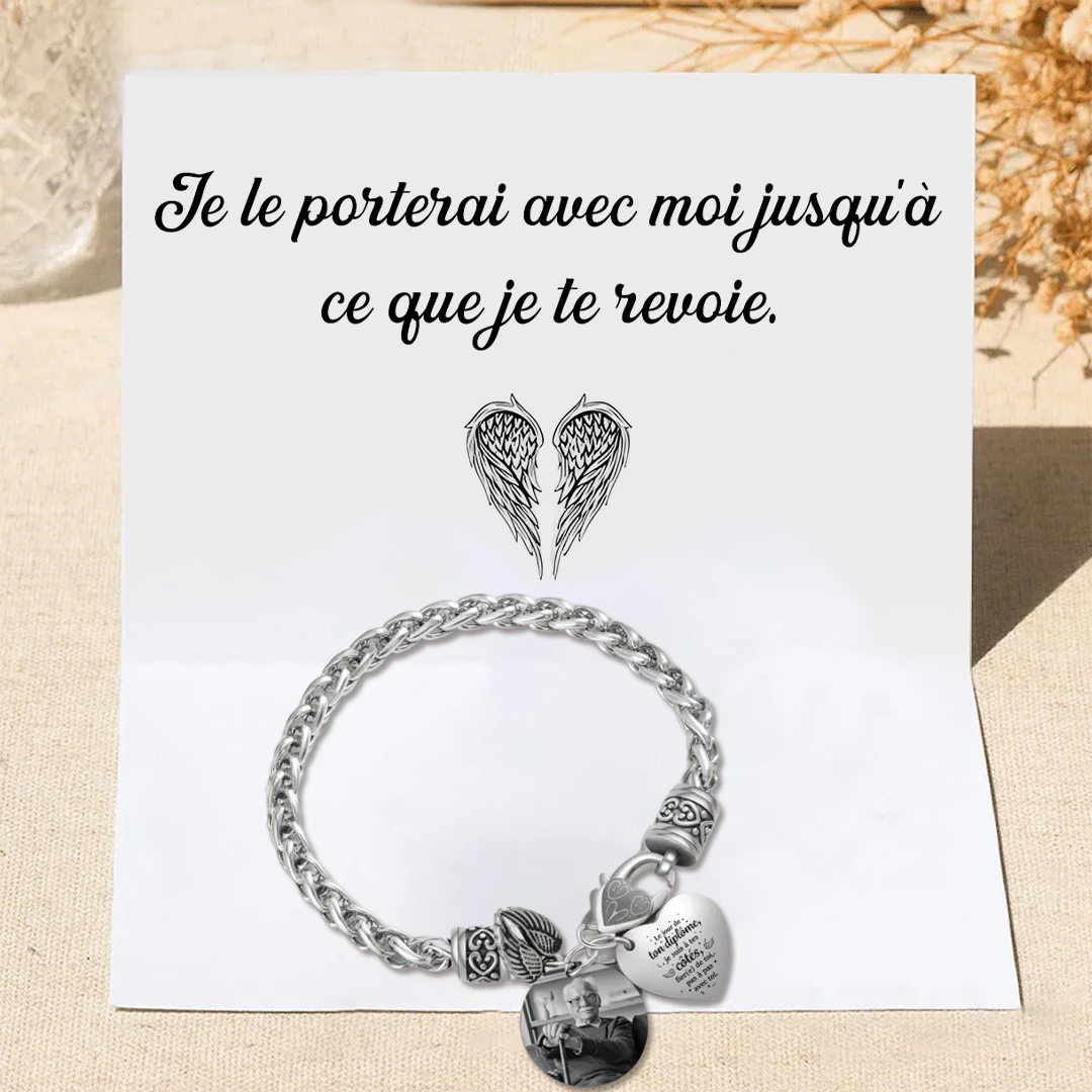 Bracelet Commémoratif 1 Photo Personnalisé Bracelet Personnalisé Cadeau Souvenir pour Diplômé | Jessemade