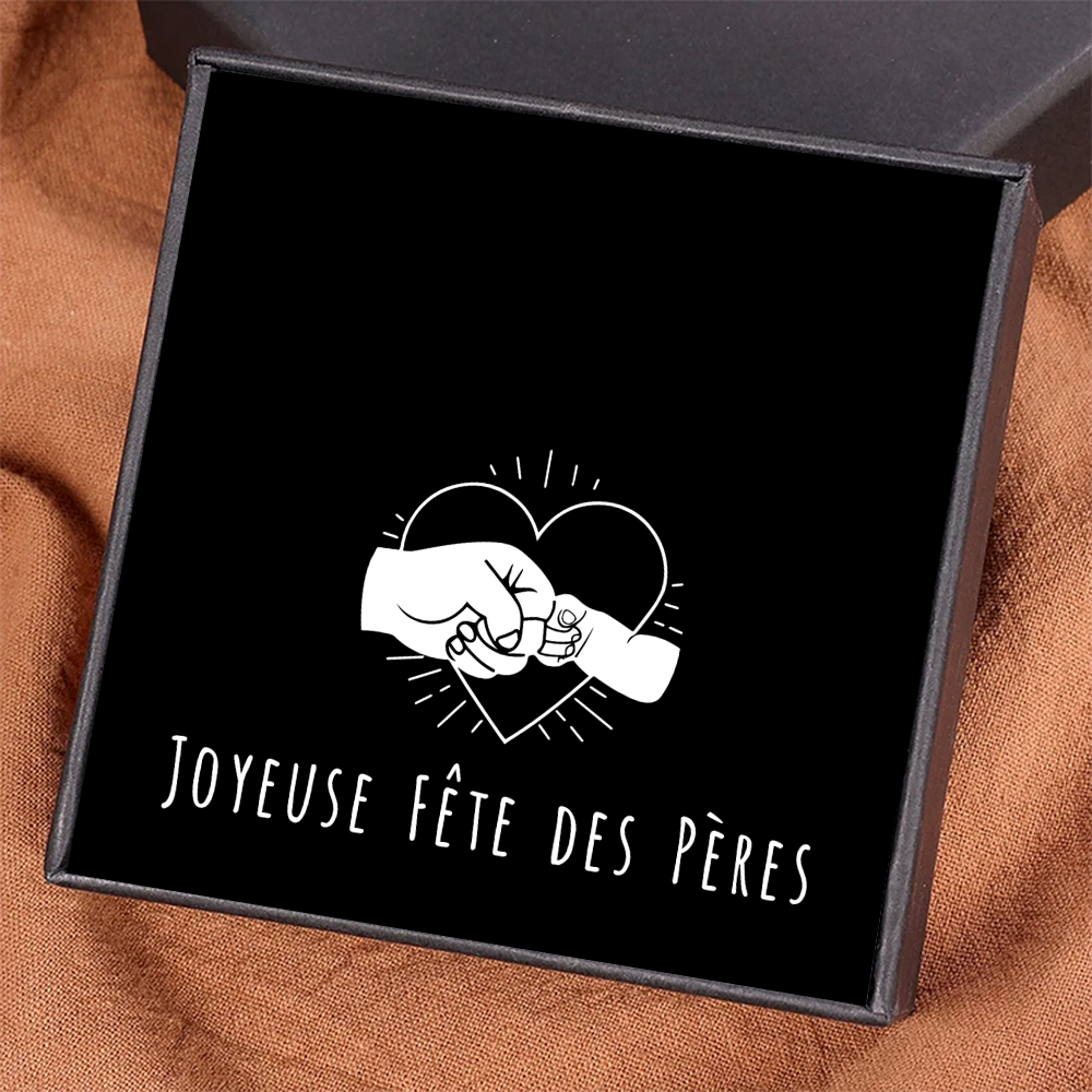 À mon Papa - Carte avec coffre cadeau