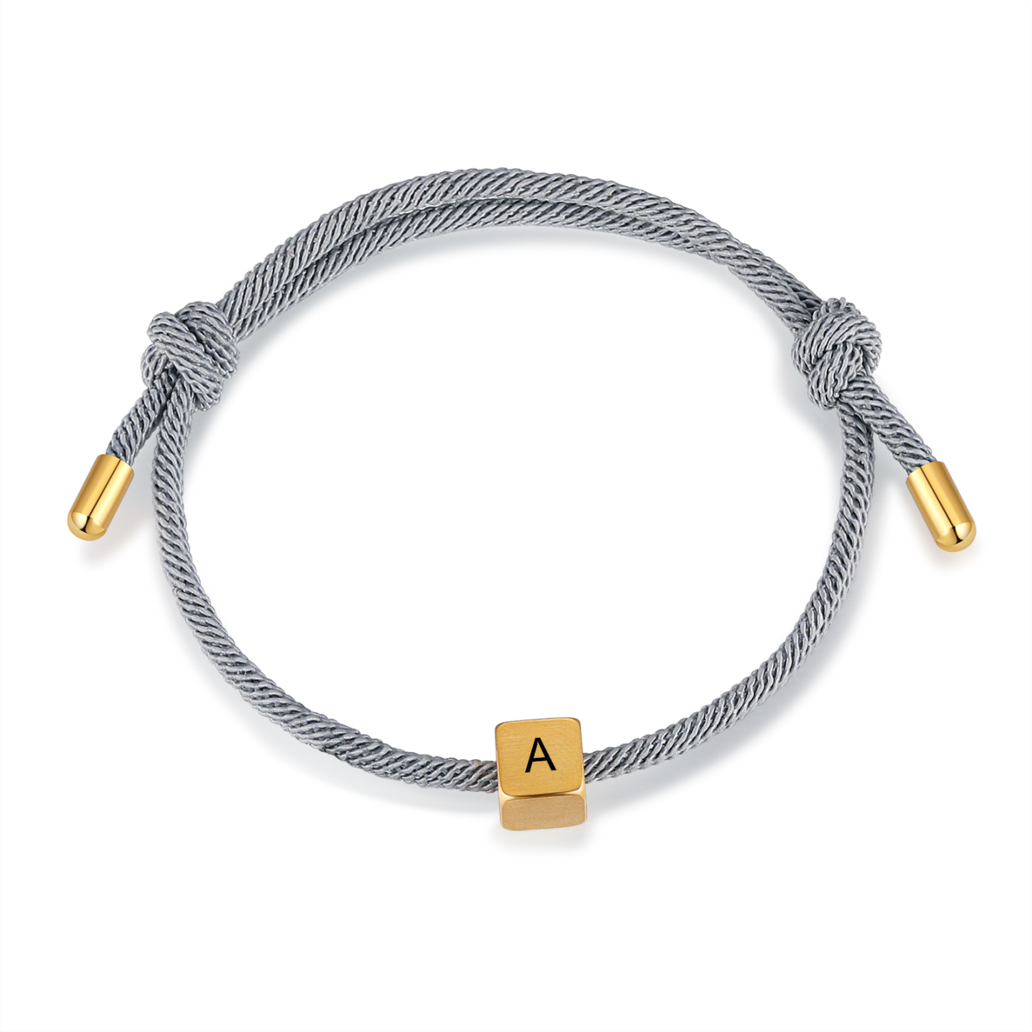 Bracelet Initiale 1 Lettre Personnaliséepour Couple｜Jessemade