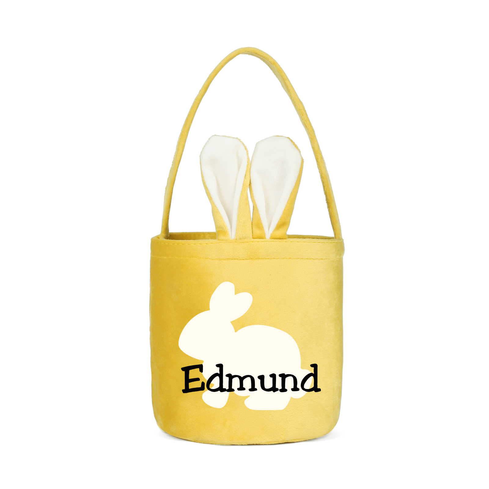 Sac de Pâques Lapin 1 Prénom Personnalisés Tote Bag Enfant