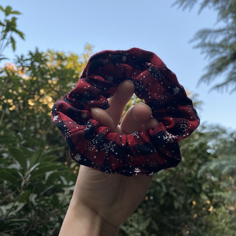 Set de Chouchous de Noël Lot de 4 Couleurs Festives Accessoire Noël | Jessemade