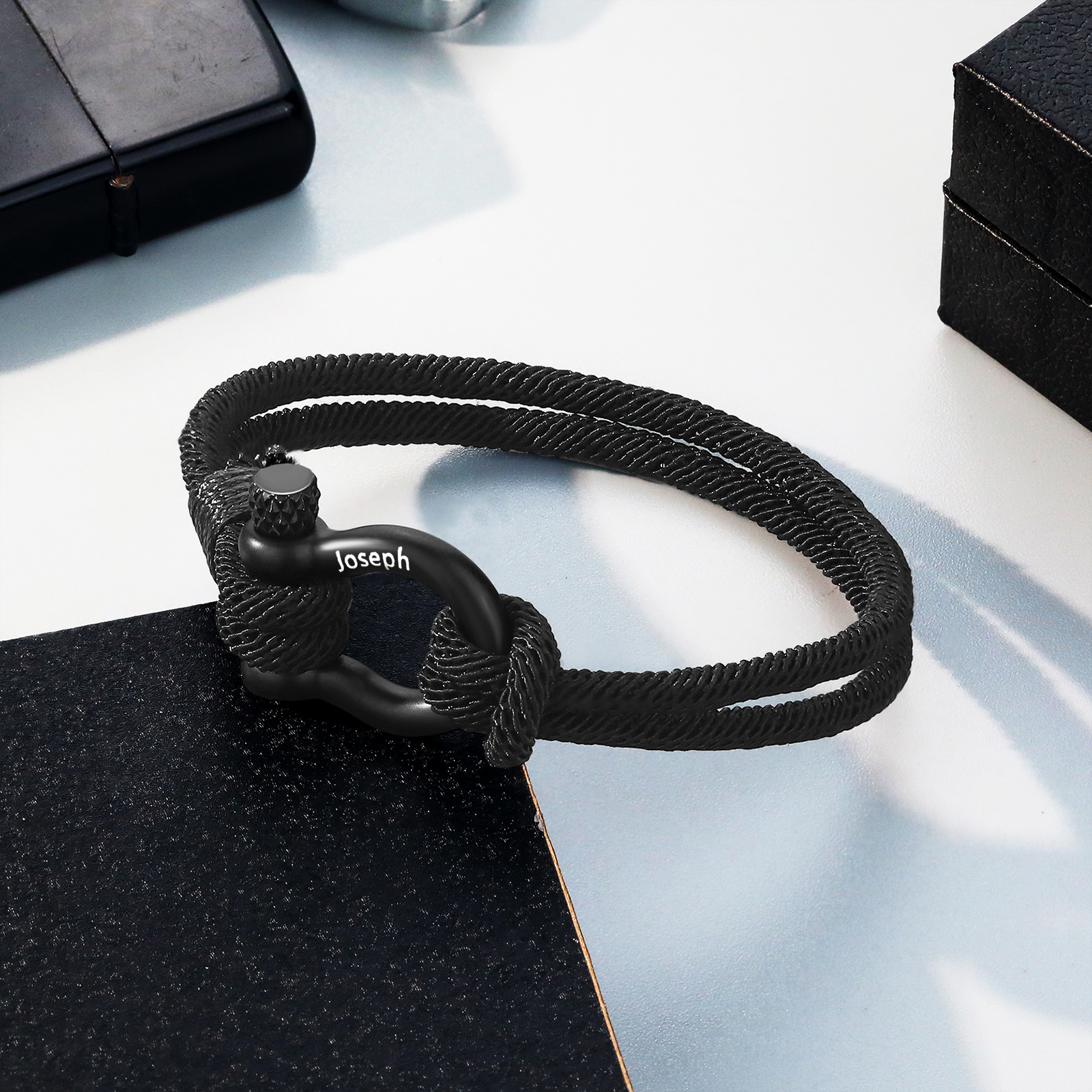 À Mon Fils-Bracelet Prénom Personnalisé｜Jessemade