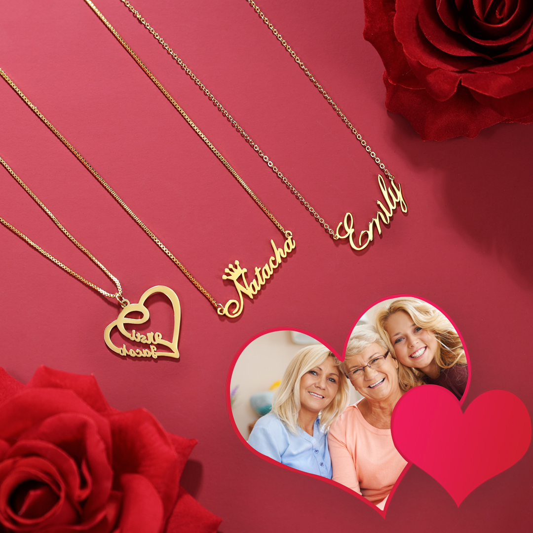 Collier Prénom Personnalisé Multi Styles