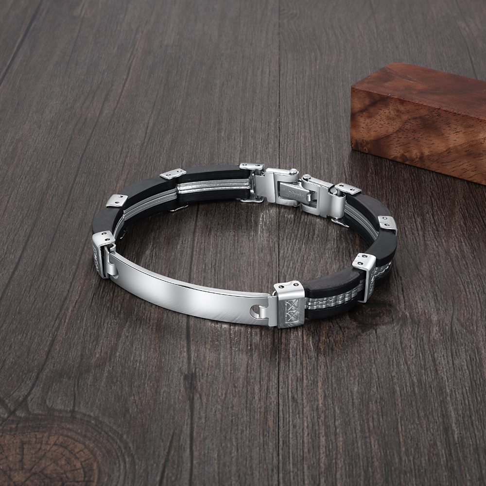 Bracelets Pour Hommes Bracelets De Gravure Gratuits Personnalisés Bracelet Homme