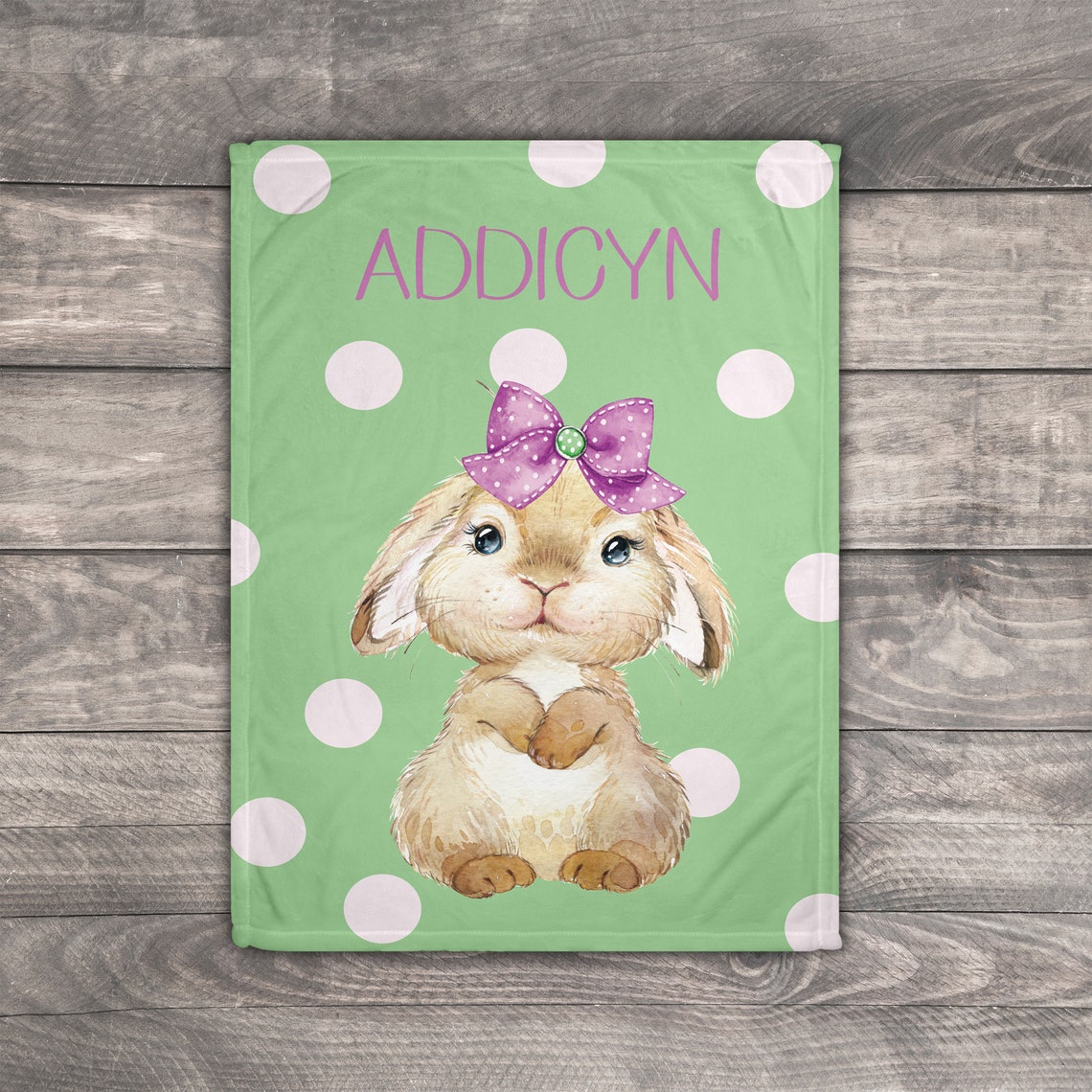 Couverture lapin Prénoms Personnalisé