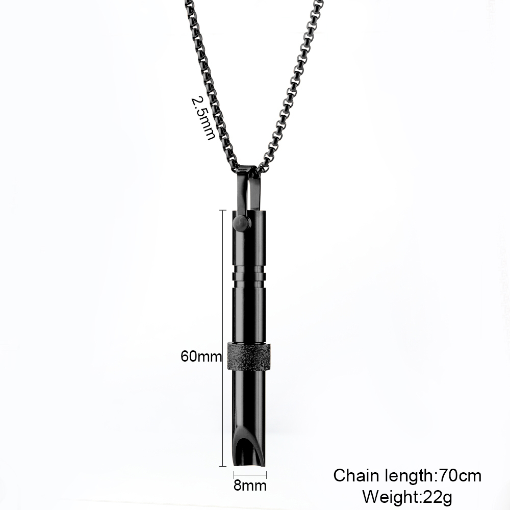 Collier sifflet de méditation yoga