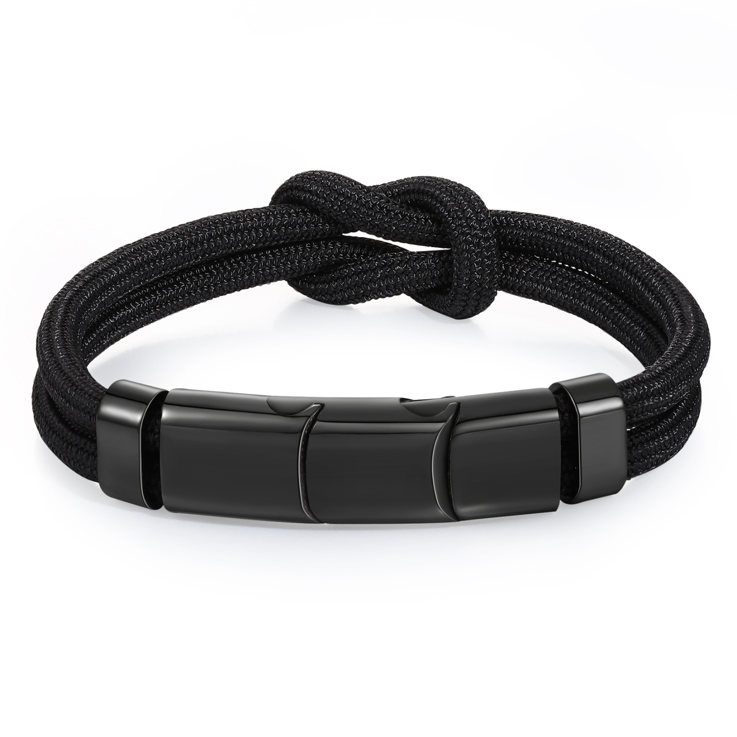 Bracelet Nœud 5 Prénoms Personnalisés pour Hommes
