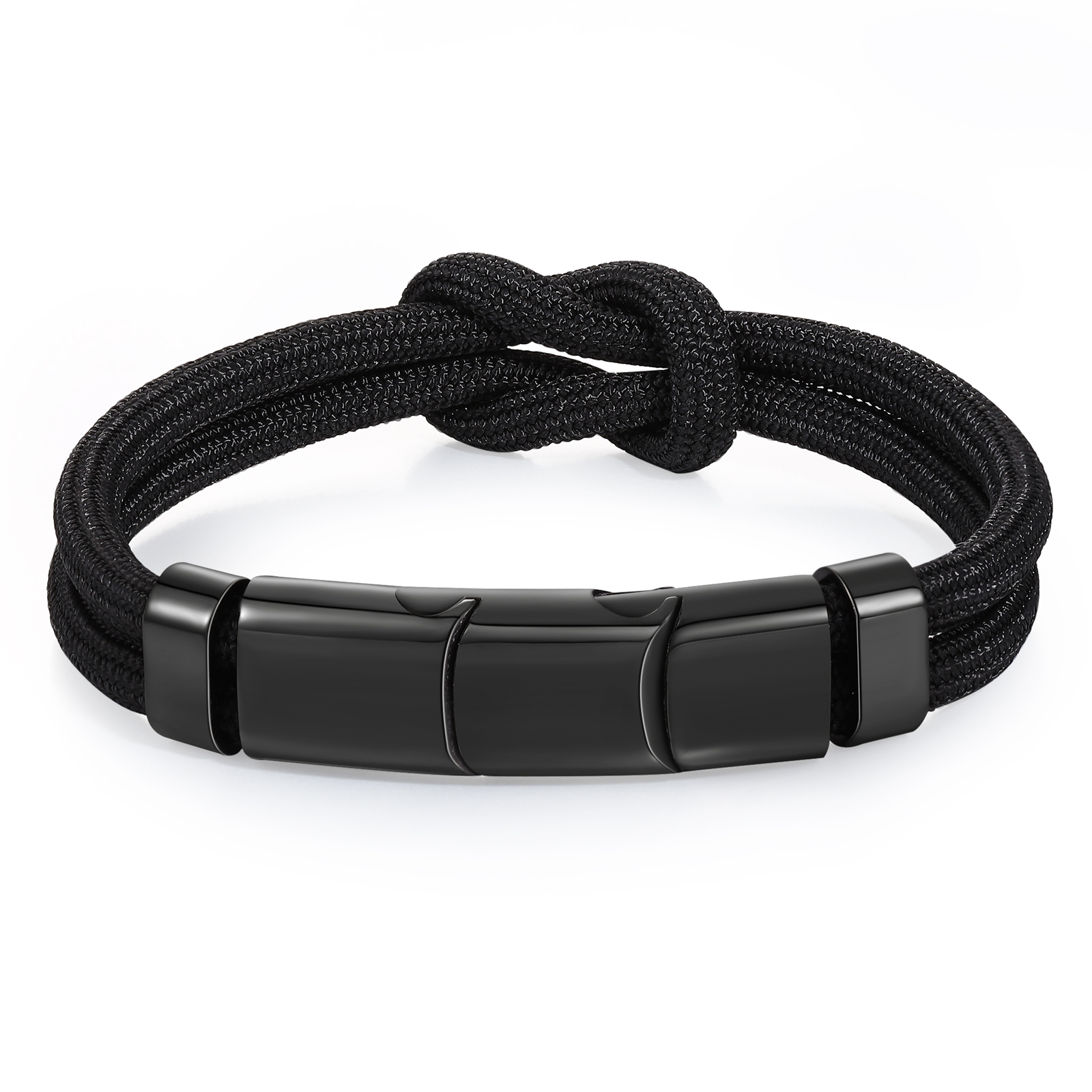 Bracelet Nœud 5 Prénoms Personnalisés pour Hommes