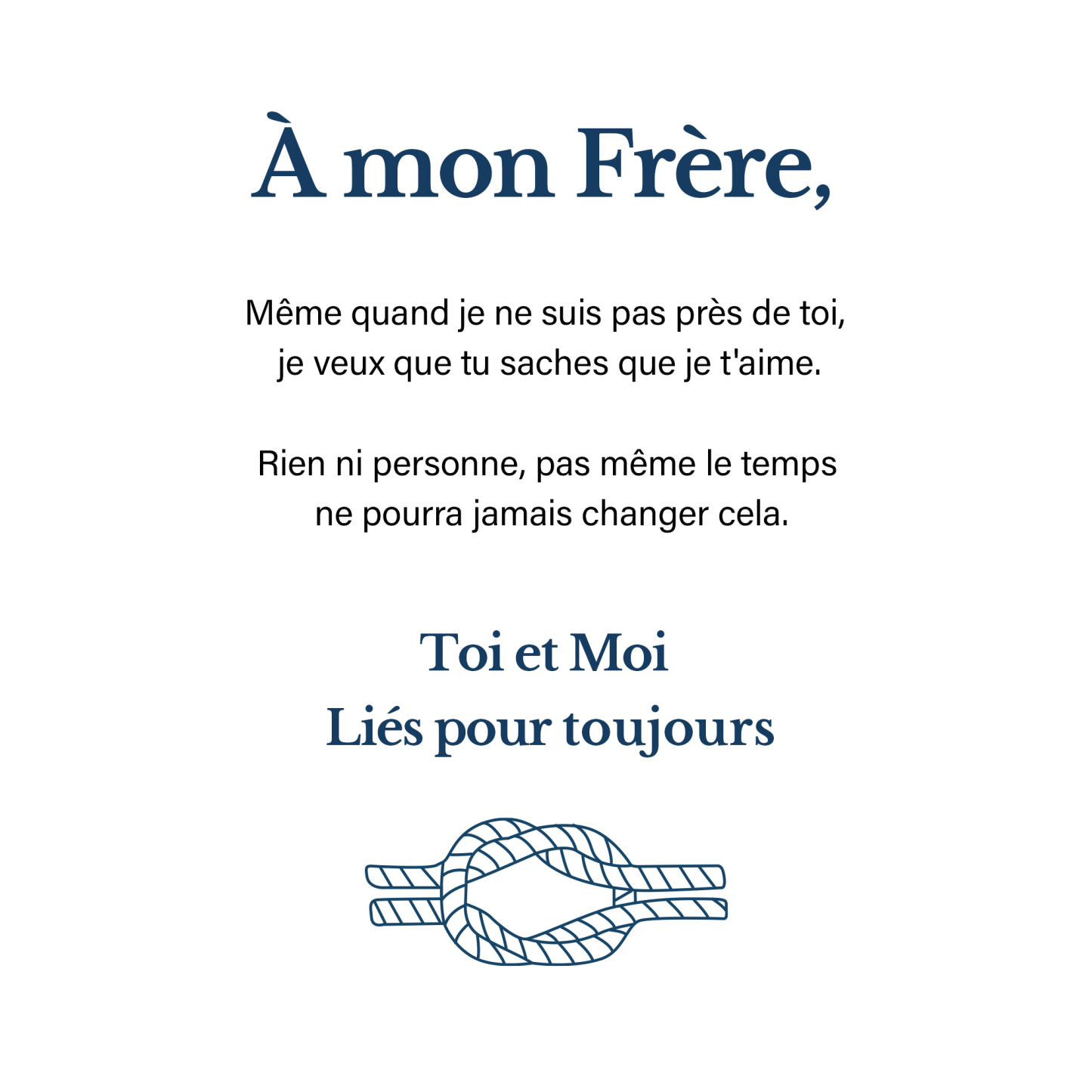 À Mon Frère-Bracelet en Cuir 2 Prénoms Personnalisé