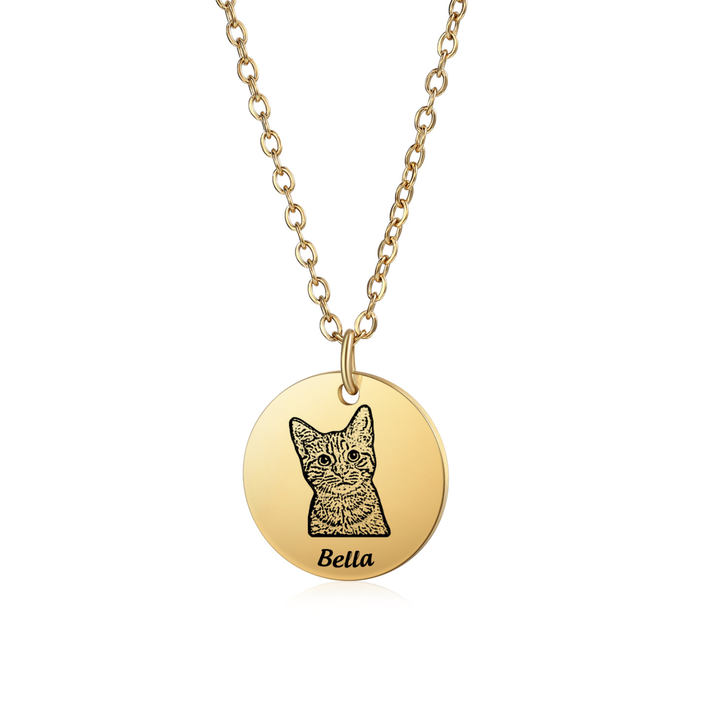 Collier Personnalisé avec 1-3 Photos et Noms de l’animal – Cadeau souvenir pour Animal de Compagnie | Jessemade