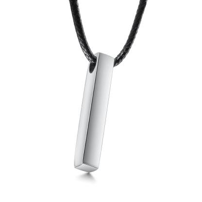 À Mon Fils- Collier Barre 4 Prénoms Gravés Pour Homme Meilleur