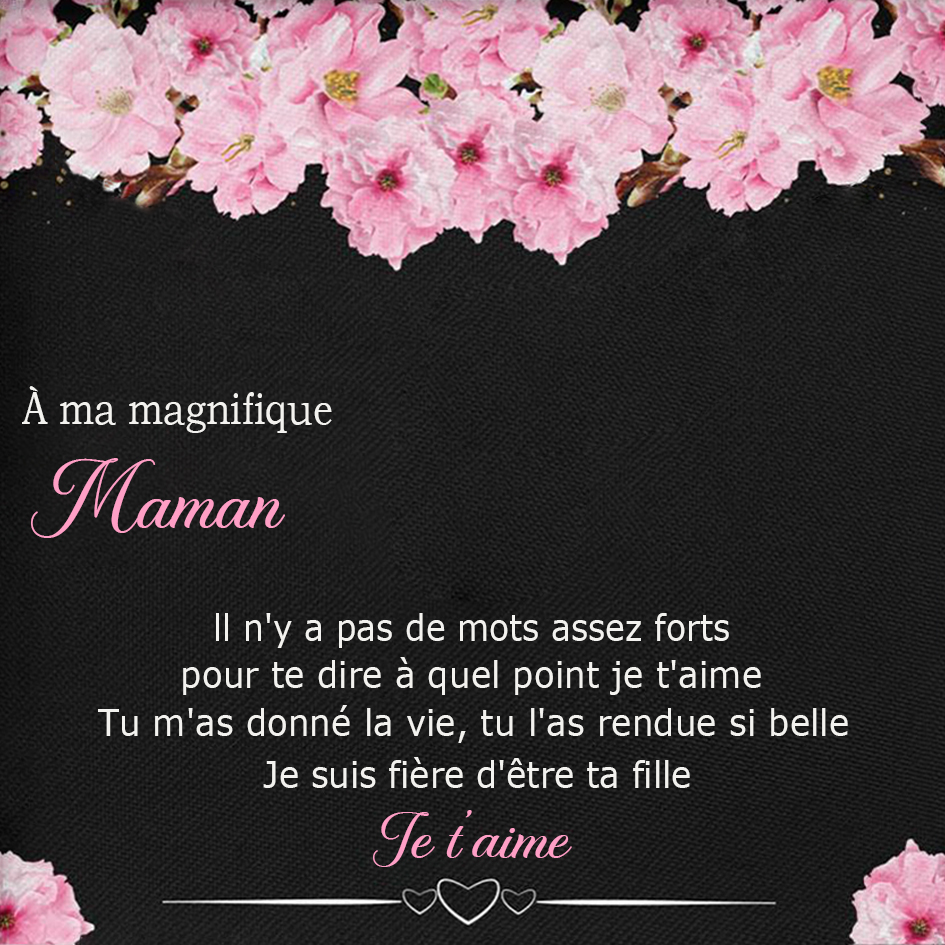 À ma Maman - Carte avec coffre cadeau