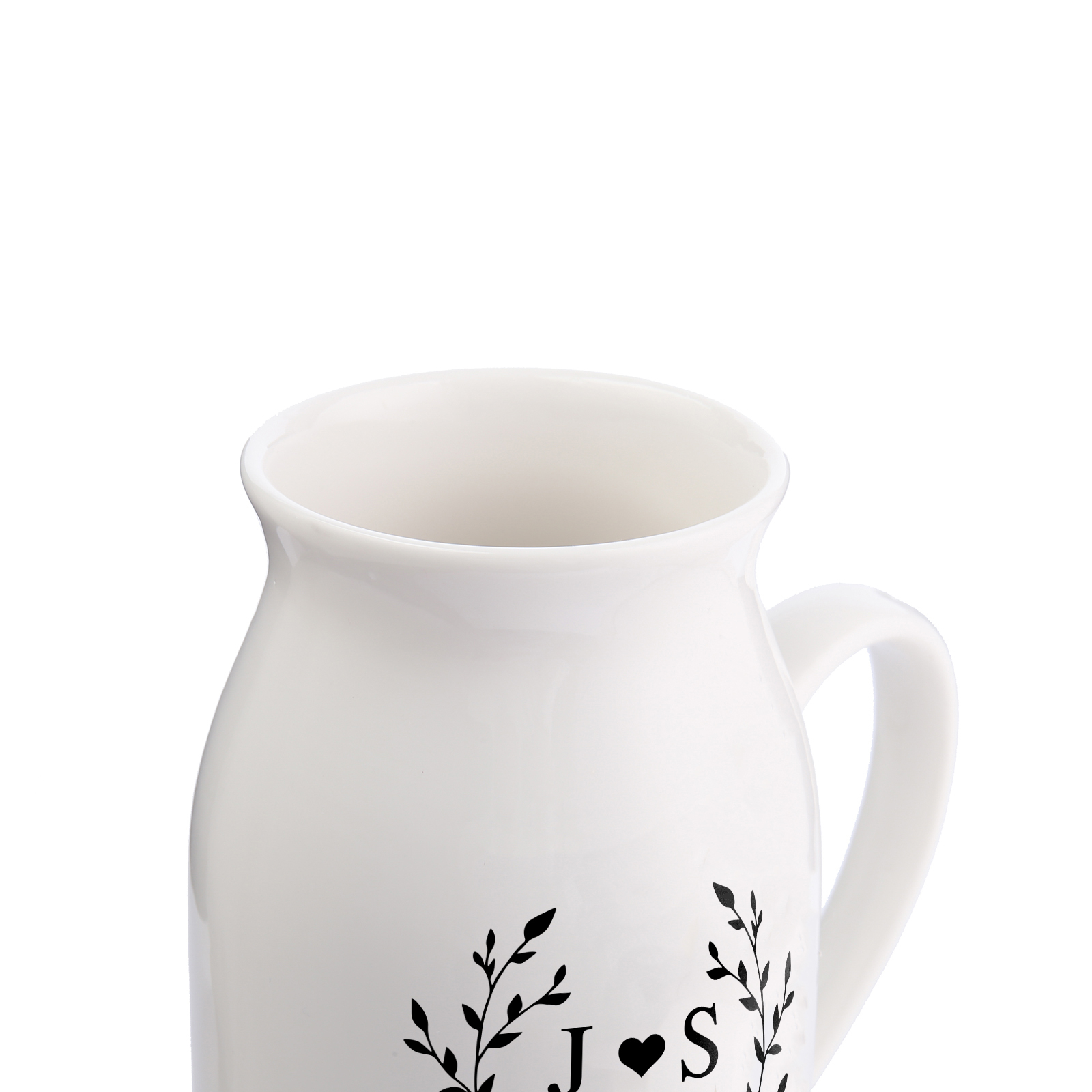 Vase Céramique Personnalisable - Cadeau Mariage pour Couple