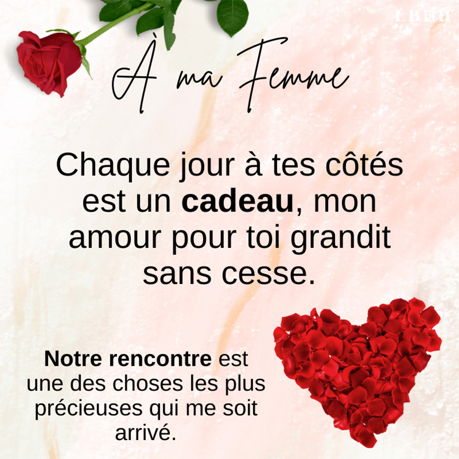 À ma Femme - Carte avec coffre cadeau