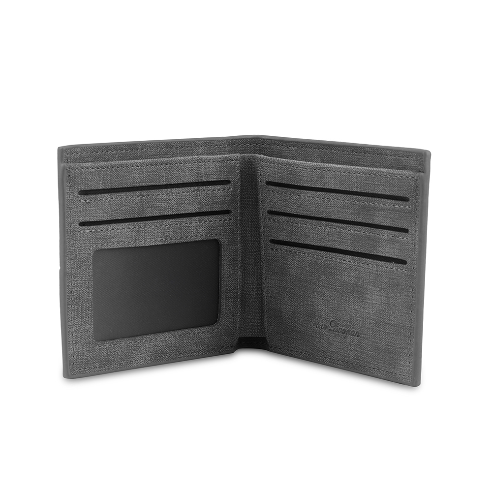 Portefeuille 1 Prénom Personnalisé avec Lettre et Photo Classique Homme Porte-Monnaie Carte