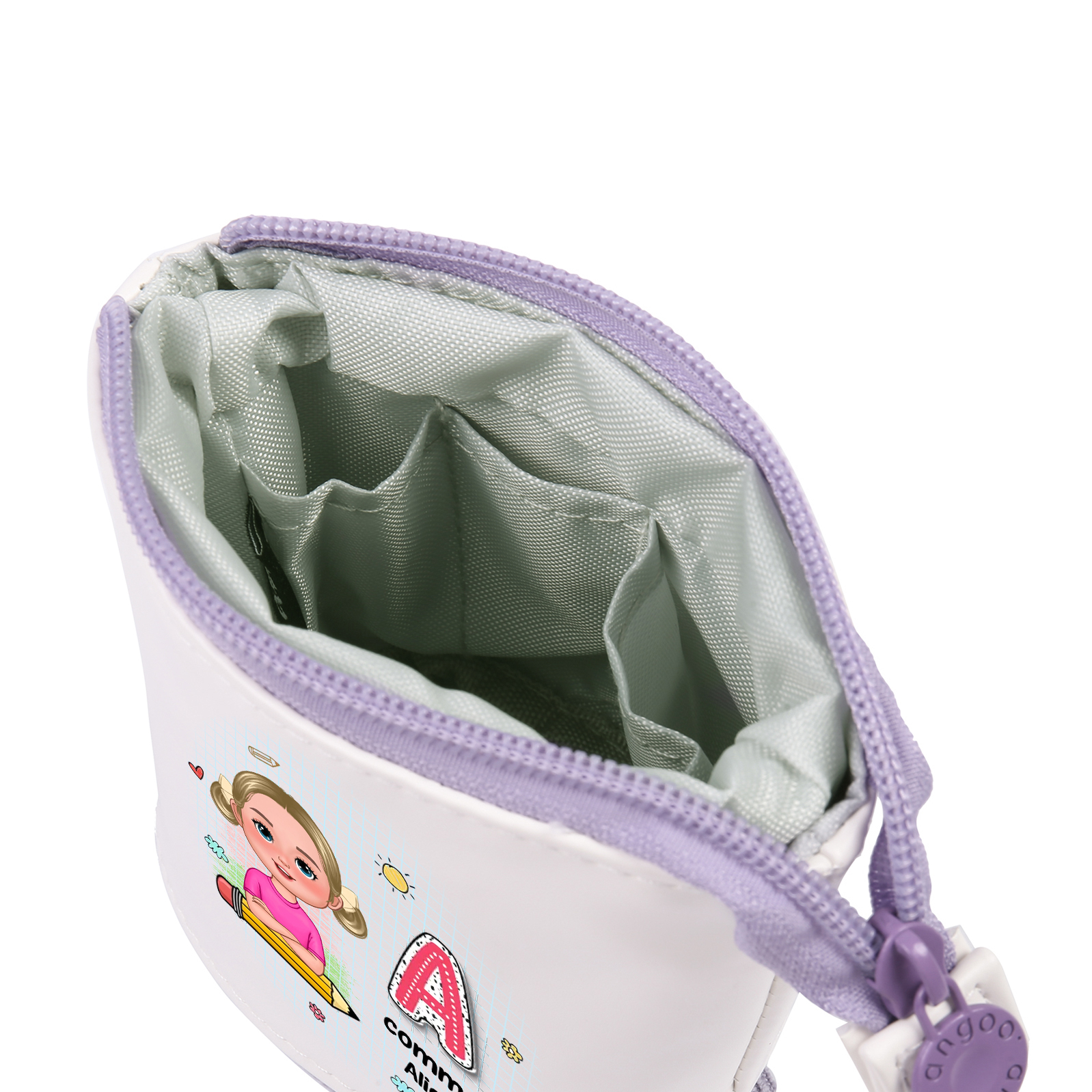 Trousse Personnalisée avec 1 Prénom et 1 Initiale – Cadeau pour Enfants, 4 Couleurs | Jessemade