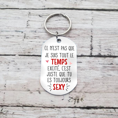 Porte-clés 2 Prénoms Personnalisés Porte-Clés Personnaliables Pour Couple | Jessemade