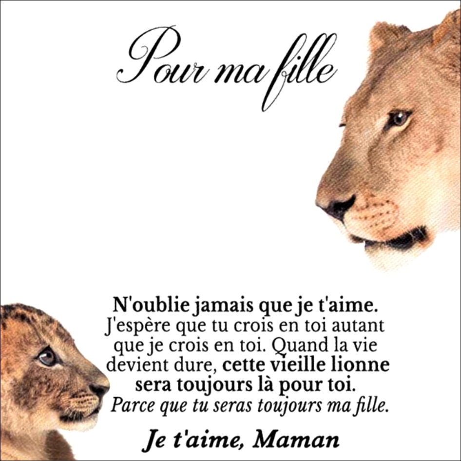 Carte de Cadeau A Ma Fille