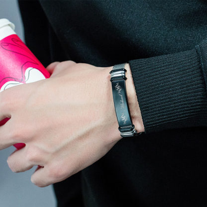 Bracelet Initiale Prénom Personnalisé avec lettre｜Jessemade