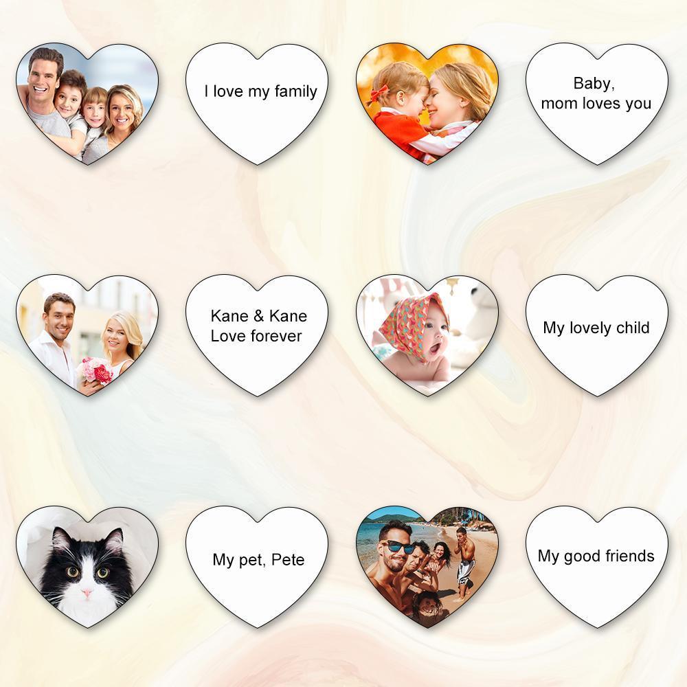 Porte-Clés Photo Personnalisé Cadeau PETIT AMI Avec Breloque