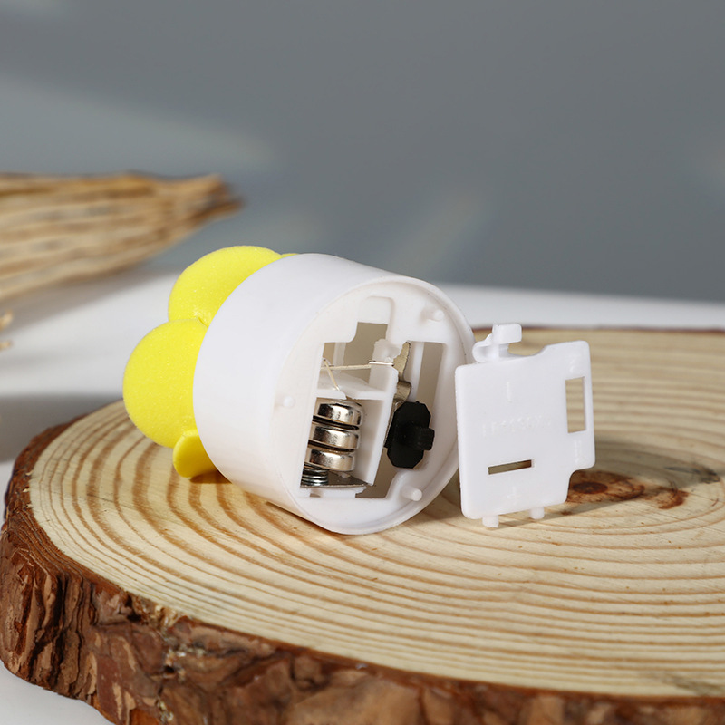 Bougie LED Fleur 2 pièces Cadeau Saint-Valentin Romantique