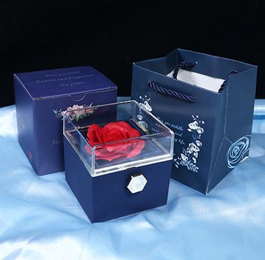 Boîte Rose Éternelle coffret cadeau