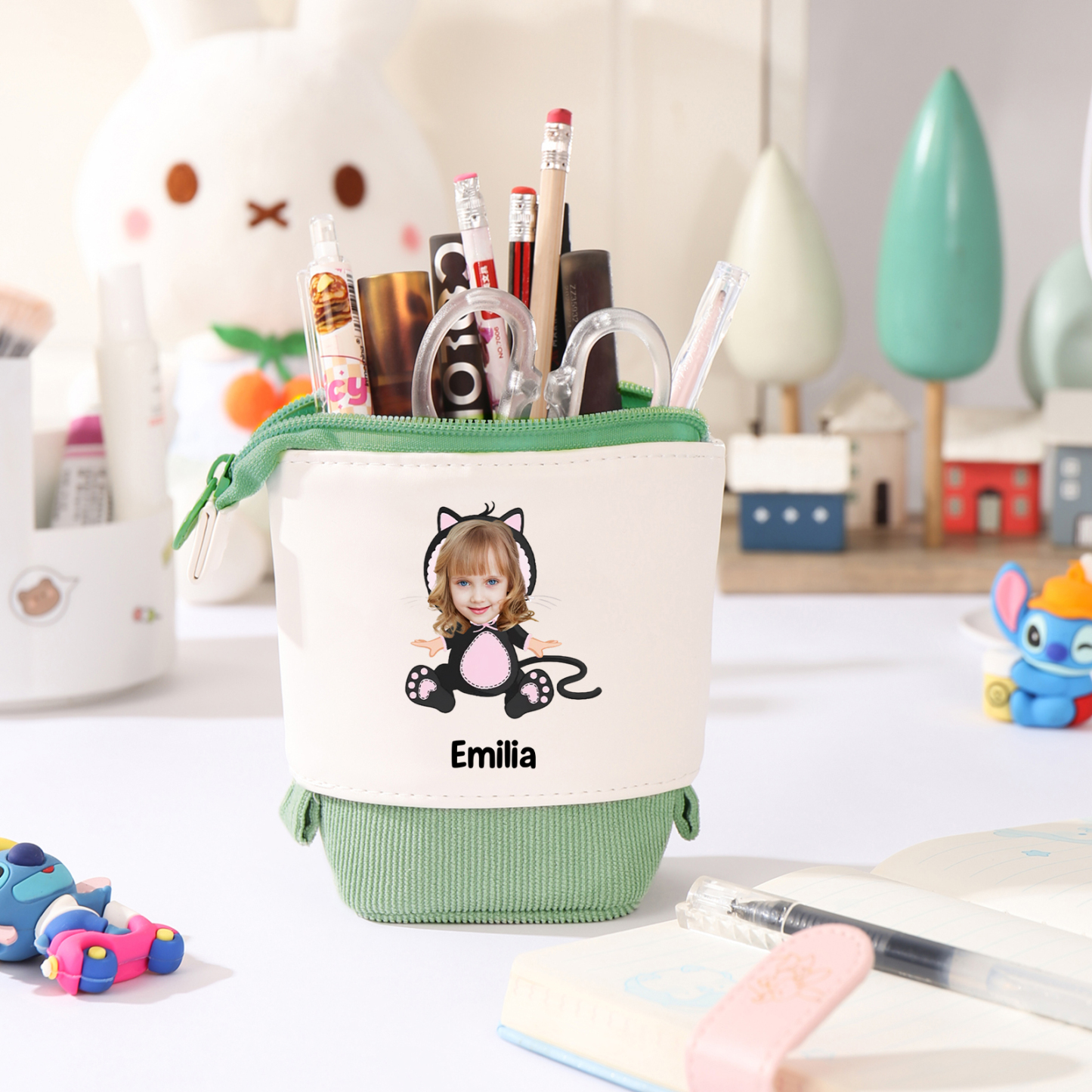 [Copy]Trousse Personnalisable avec 1 Nom et Motif Dinosaure – Cadeau rentrée scolaire pour Enfants | Jessemade