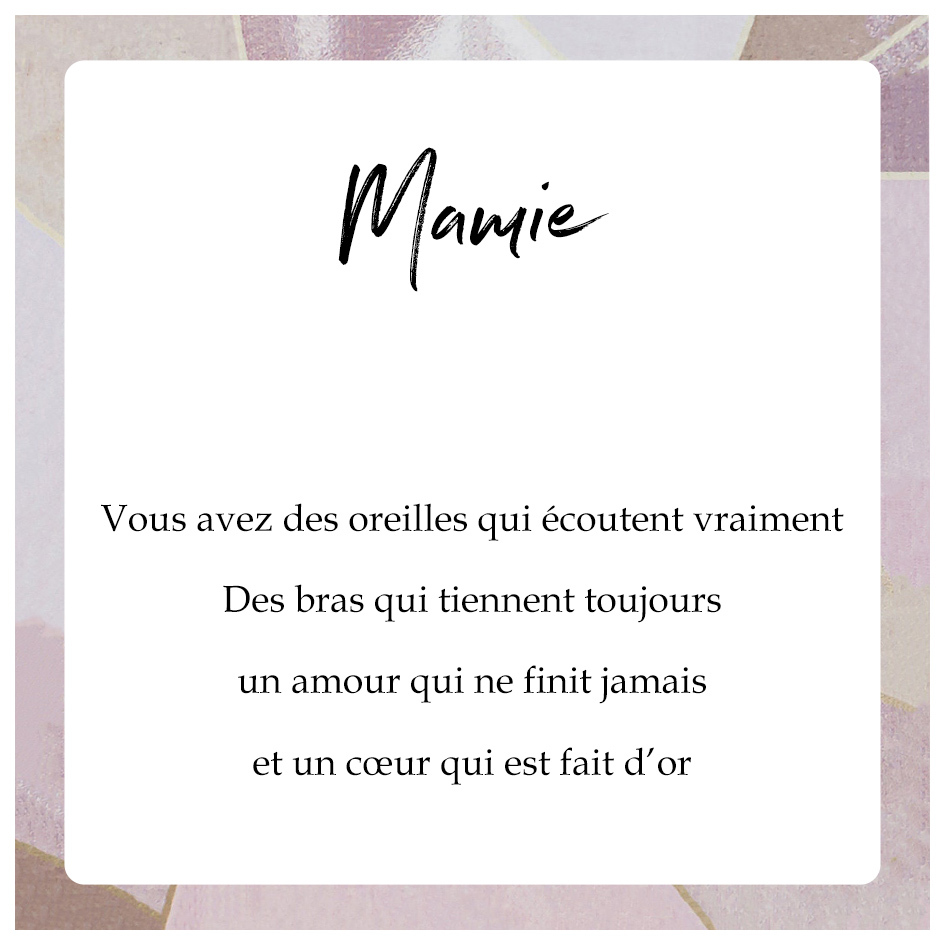 À Ma Mamie  - Bracelet infini 2 Prénoms Personnalisé avec 2 Pierres de Naissance