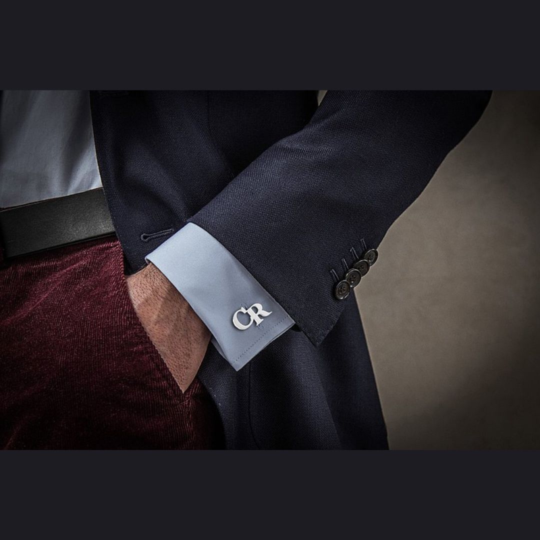 Boutons de Manchette 3 lettre Personnalisé