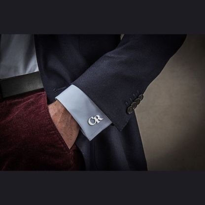 Boutons de Manchette 3 lettre Personnalisé