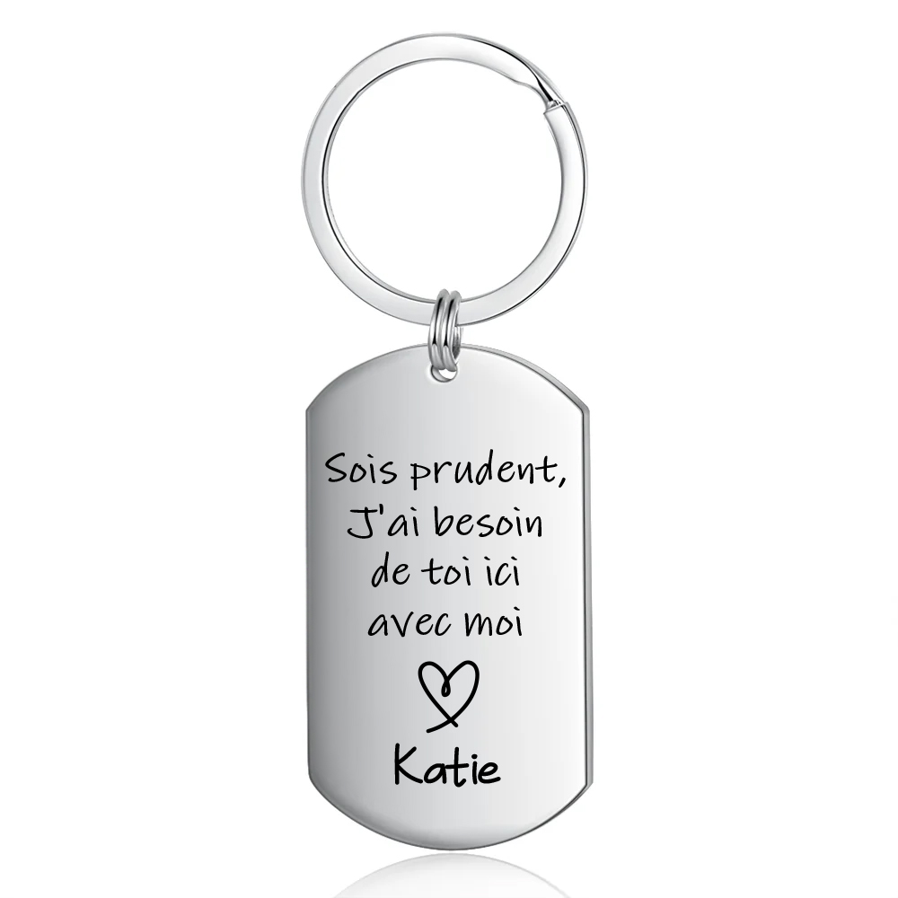 À mon Homme - Porte-Clés Photo et Prénom Personnalisés Cadeau Noël