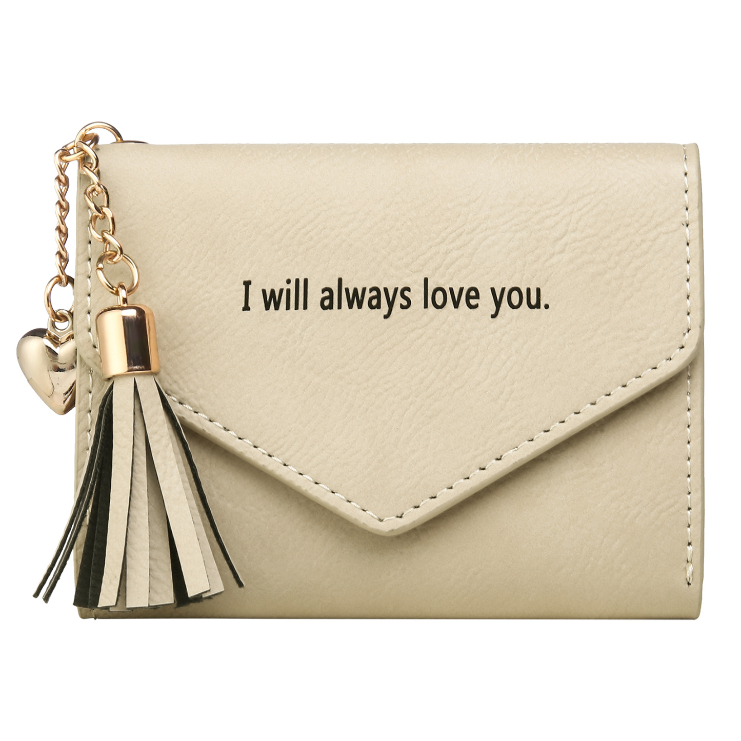 Portefeuille Femme Photo et Texte Personnalisés Porte-Monnaie Carte